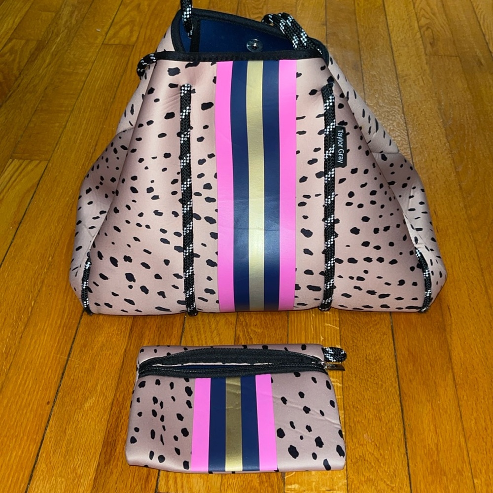 Taylor Gray neoprene bag and pouch